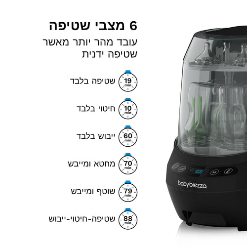 bottle washer pro שוטף,מחטא ומייבש בקבוקים - product thumbnail